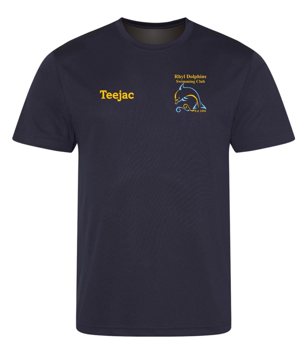 Rhyl Dolphins SC Junior Quick Dry Sports T-Shirt